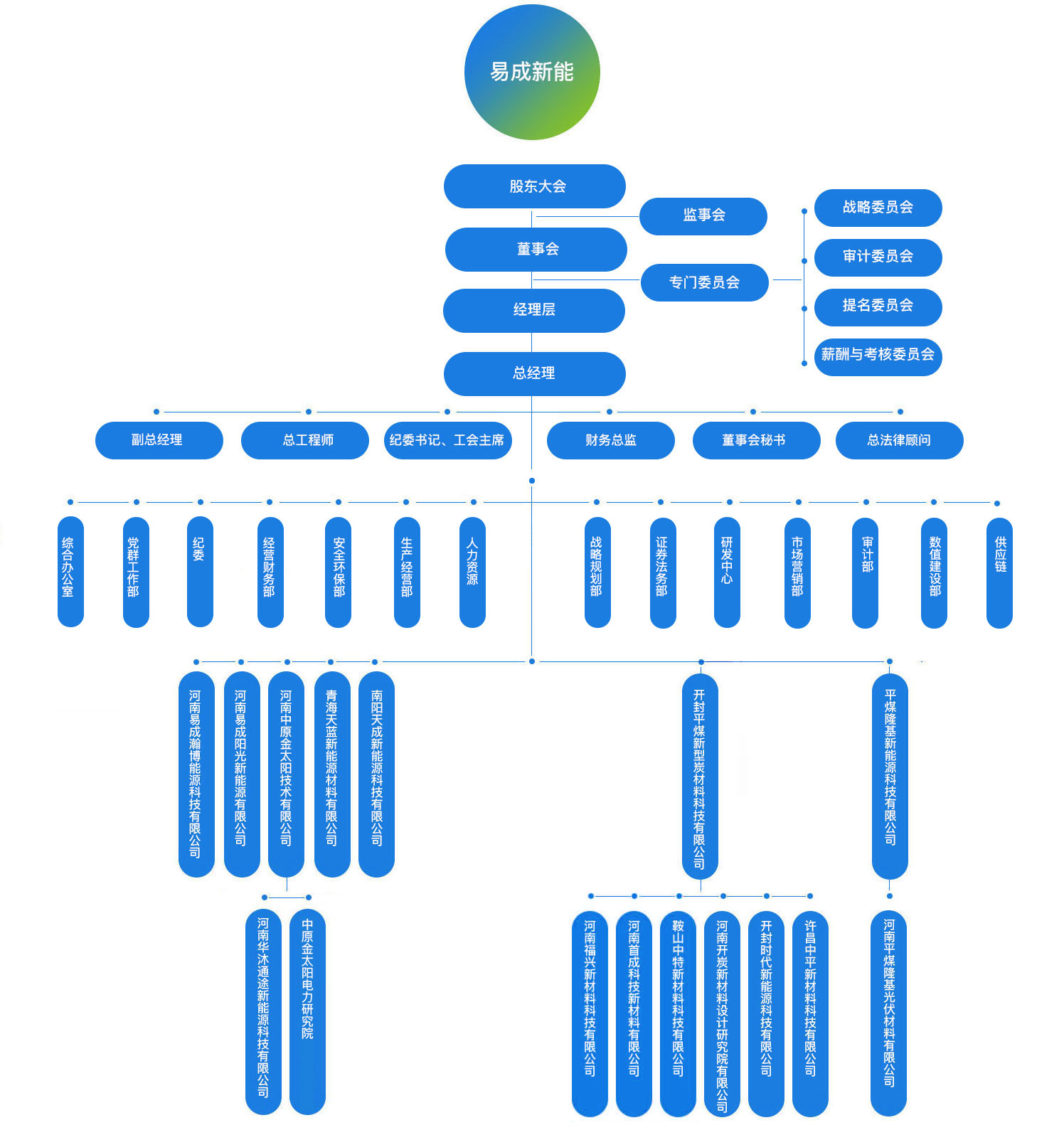 OB视讯新能组织架构